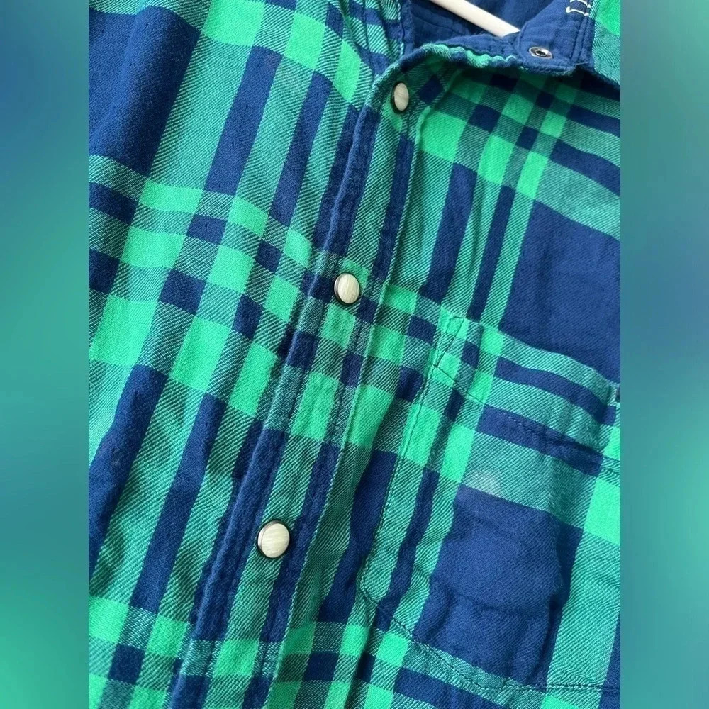 Chubbies Flip It & Reverse It Green Plaid Flaming… - image 4